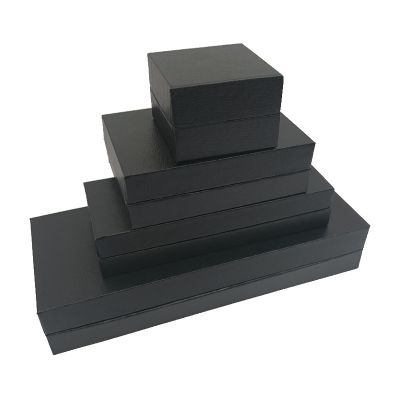 Black Texture Top and Bottom Rigid Box 