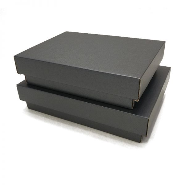 Grey Pearl Top and Bottom Corrugated Box
