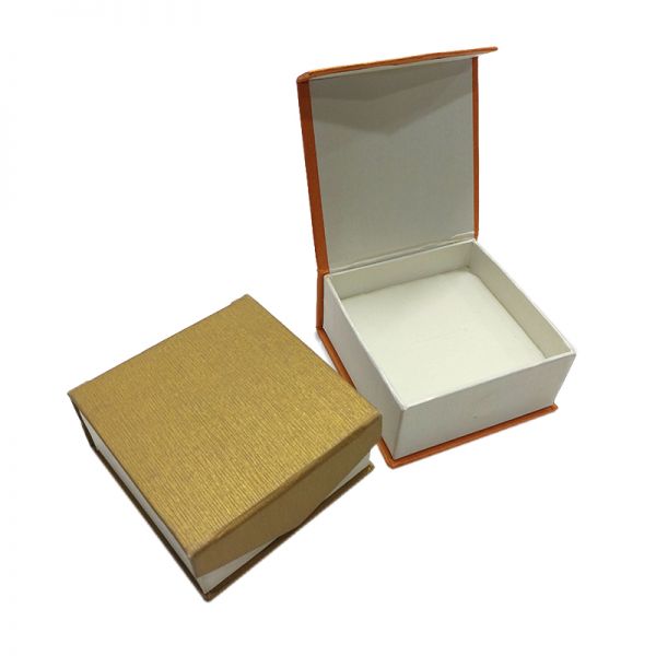 Pearl Bronze/Peach  Jewelry Rigid Box