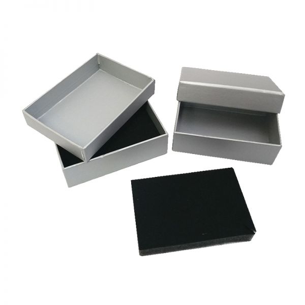  Silver Matt Top and Bottom Rigid Box - Small