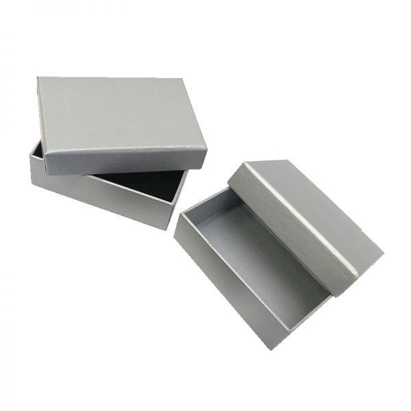  Silver Matt Top and Bottom Rigid Box - Small