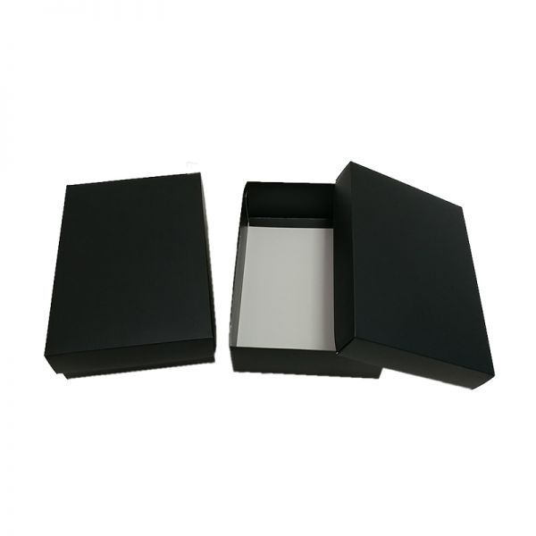 Black Matt Top and Bottom Paper Box  [Small]