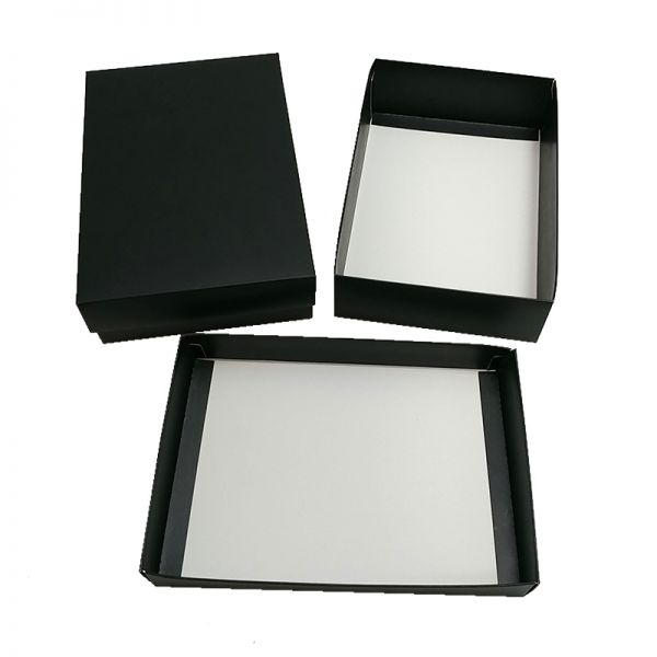 Black Matt Top and Bottom Paper Box  [Small]