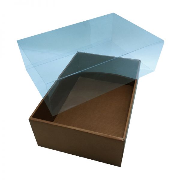  Bronze Corrugated Box with Pvc Sleeve Cover