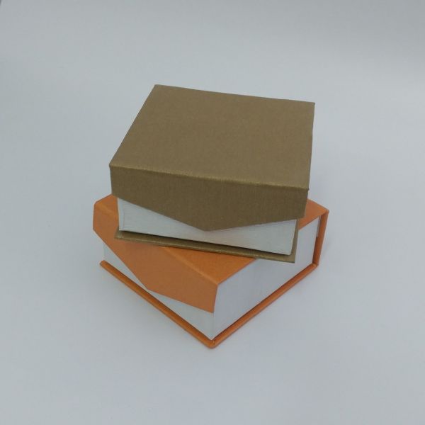 Pearl Bronze/Peach  Jewelry Rigid Box