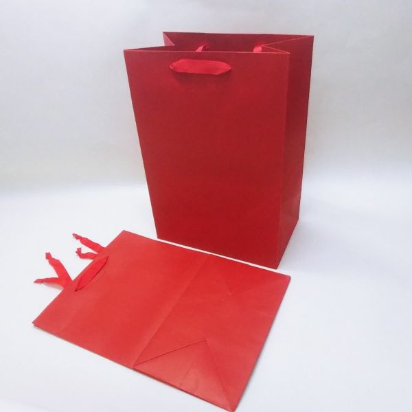 Red Brown Kraft Paper Bag 