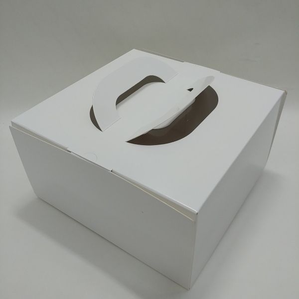 White Glossy Box with PVC Window ( 50 Pcs )