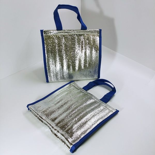 Thermal Bag - Silver & Orange