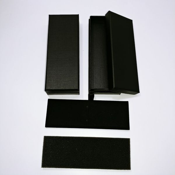 Black Lines Texture Top and Bottom Rigid Box 
