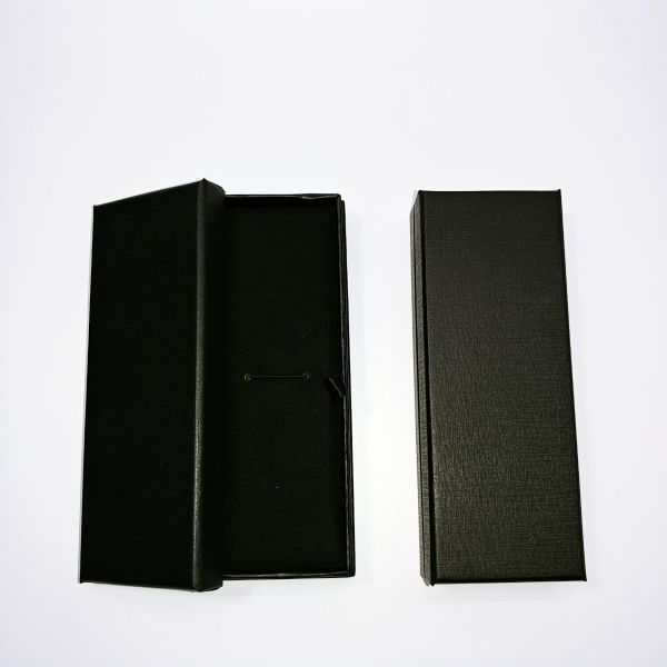 Black Lines Texture Top and Bottom Rigid Box 