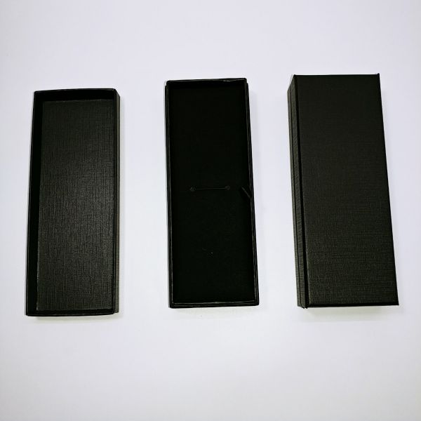 Black Lines Texture Top and Bottom Rigid Box 