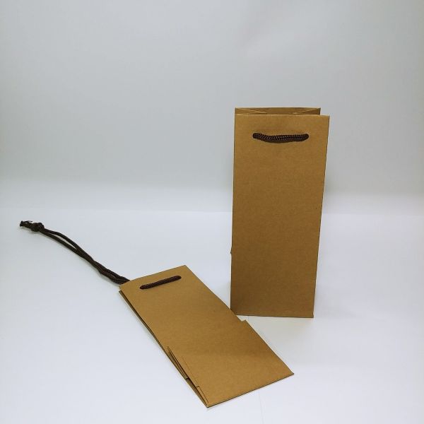 Brown Kraft Rope Handles Bag - Small