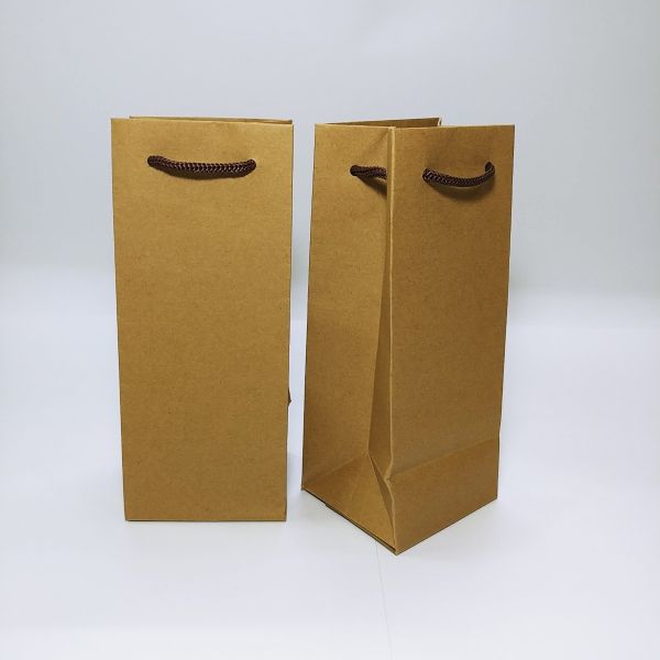 Brown Kraft Rope Handles Bag - Small