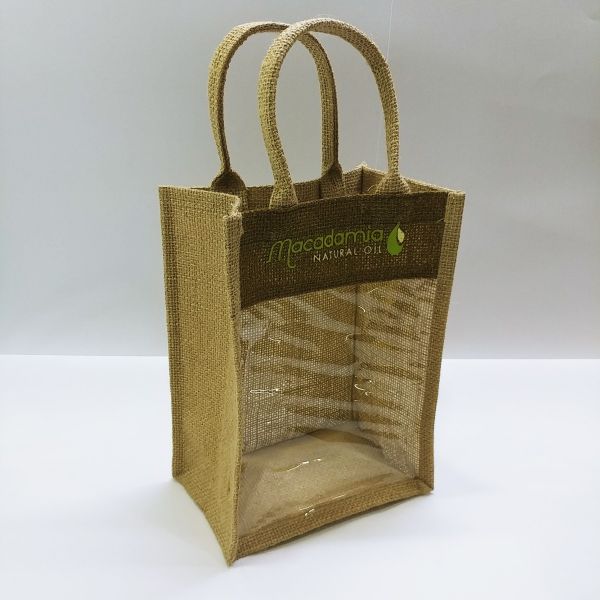 CM- Jute Bag with PVC Window -003
