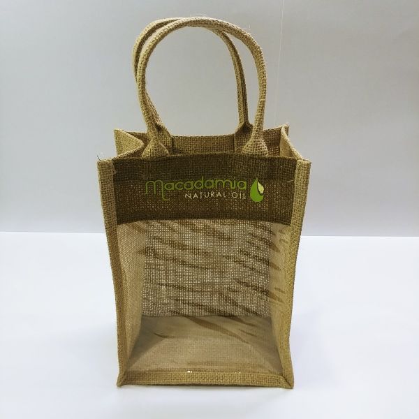 CM- Jute Bag with PVC Window -003
