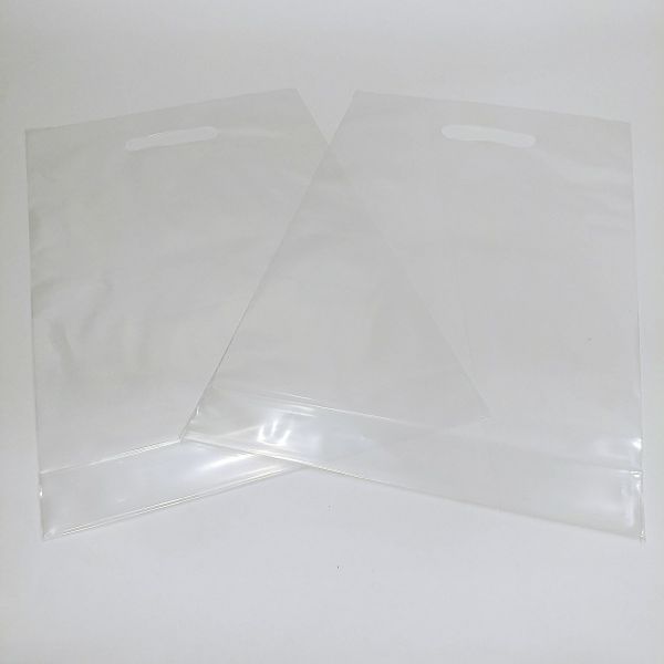 Transparent LDPE Bottom Gusset Plastic Bag  (100pcs)