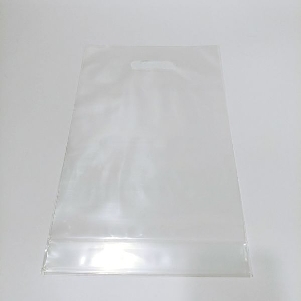 Transparent LDPE Bottom Gusset Plastic Bag  (100pcs)
