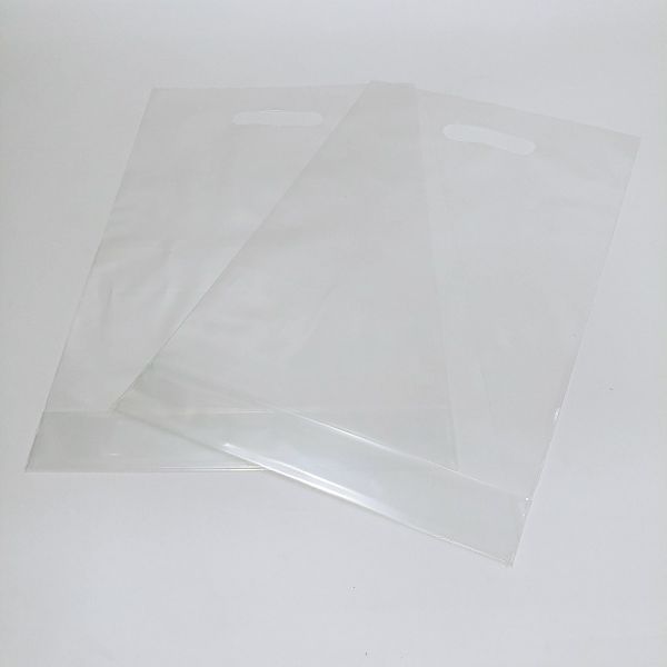 Transparent LDPE Bottom Gusset Plastic Bag  (100pcs)