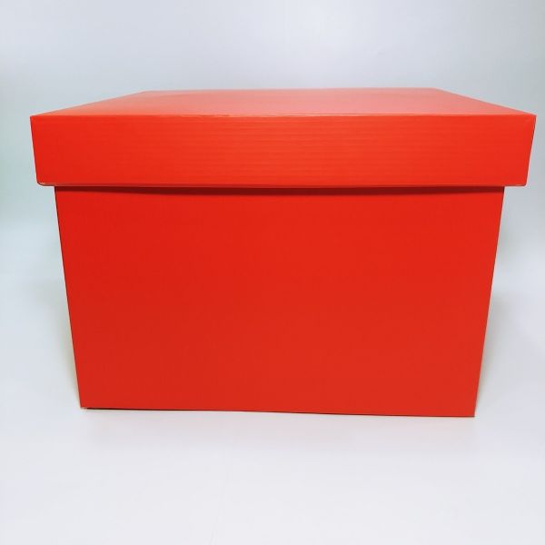 Red Matt Top and Bottom Corrugated Box  [XXLarge]