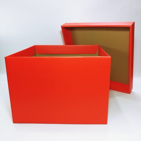 Red Matt Top and Bottom Corrugated Box  [XXLarge]