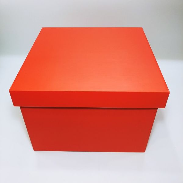 Red Matt Top and Bottom Corrugated Box  [XXLarge]