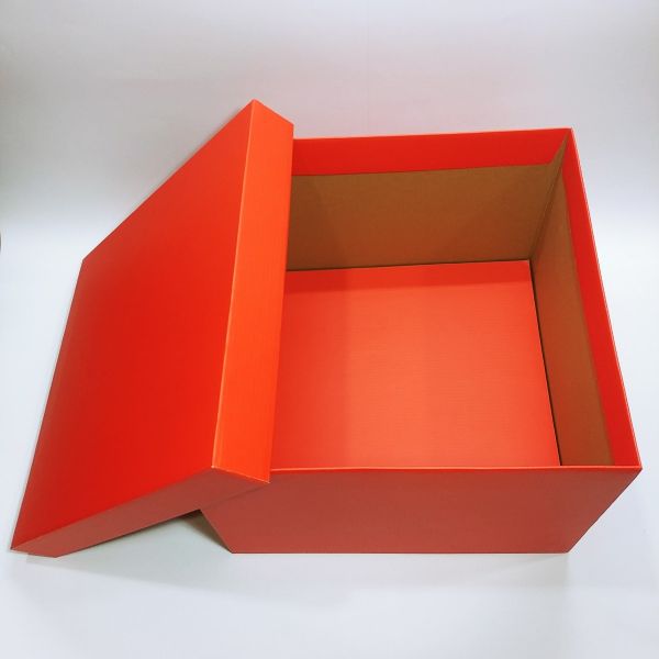 Red Matt Top and Bottom Corrugated Box  [XXLarge]