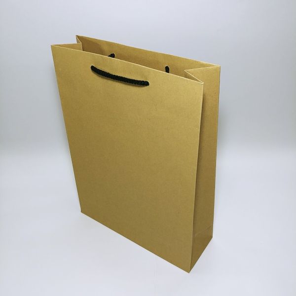 Brown Kraft Rope Handles Bag - Large