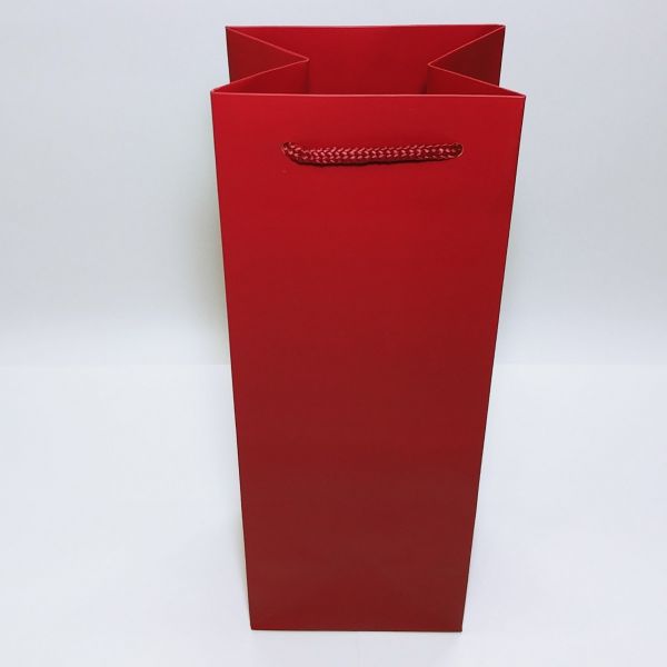 Maroon Matt Single Wine Bag 