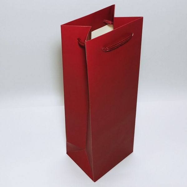 Maroon Matt Single Wine Bag 