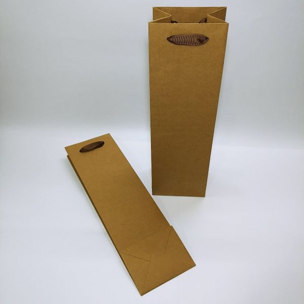 Brown Kraft Single Wine Bag 