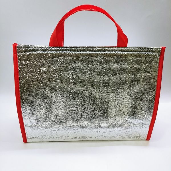 Thermal Bag - Silver & Red