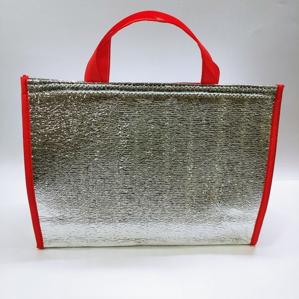Thermal Bag - Silver & Orange