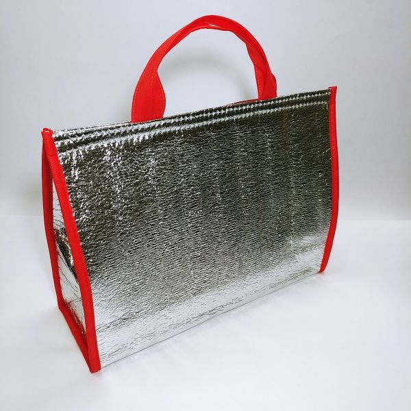 Thermal Bag - Silver & Orange
