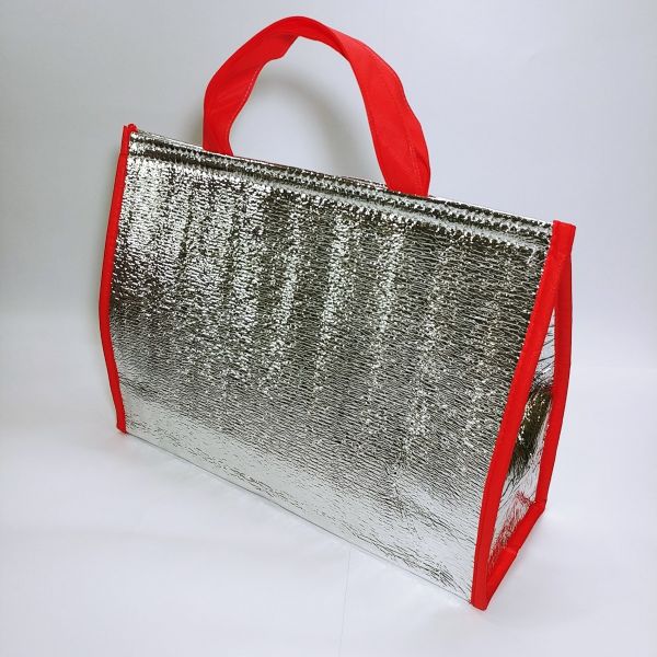 Thermal Bag - Silver & Orange