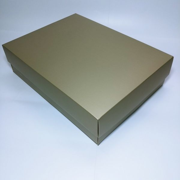  Matt Grey Texture Top and Bottom Box  -  X Large