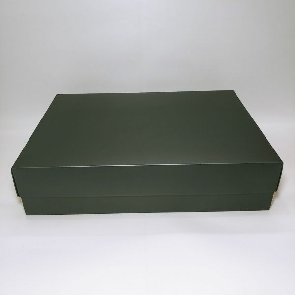 Matt Gold Texture Top and Bottom Box - Medium