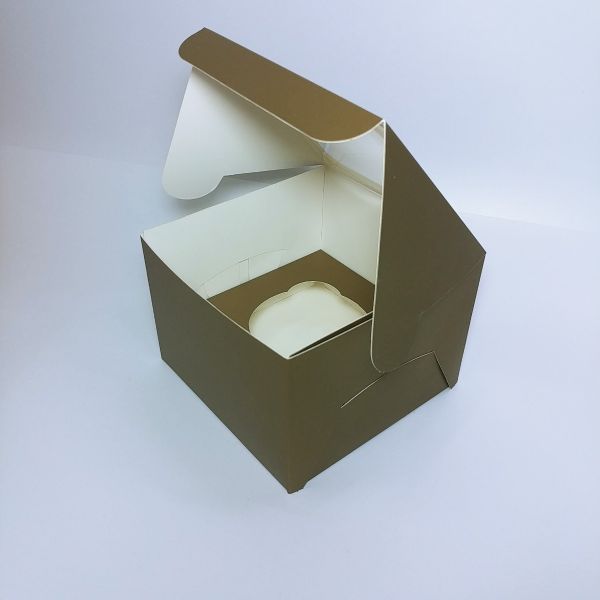 Gold Matt Box with PVC Window ( 50 Pcs )