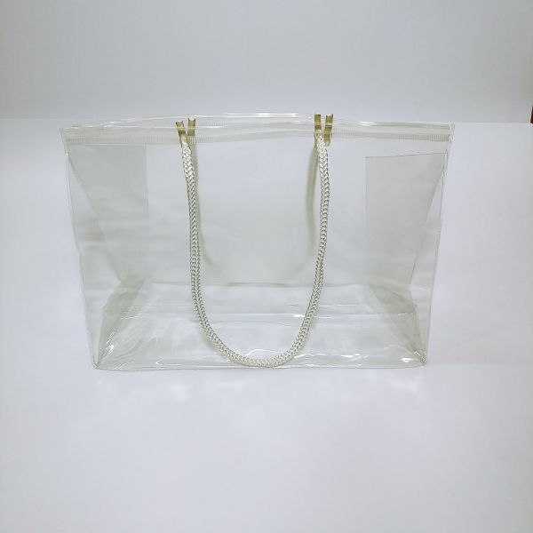Transparent Soft Pvc Bag with Rope Handles