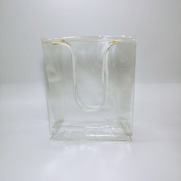 Transparent Soft Pvc Bag with Rope Handles