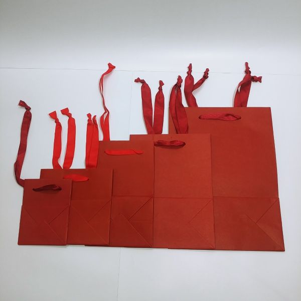 Red Kraft Paper Bag 