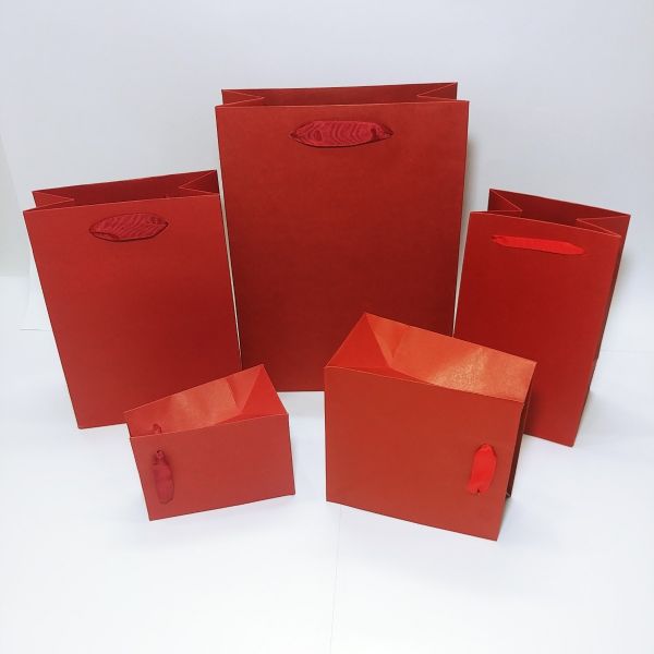 Red Kraft Paper Bag 