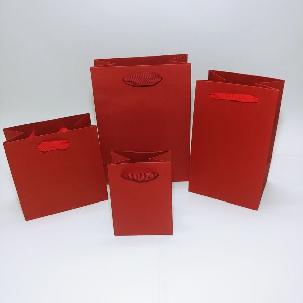Red Kraft Paper Bag 