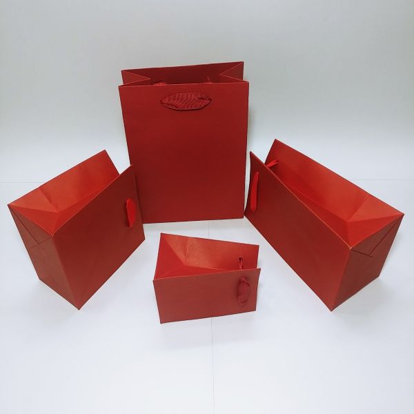 Red Kraft Paper Bag 