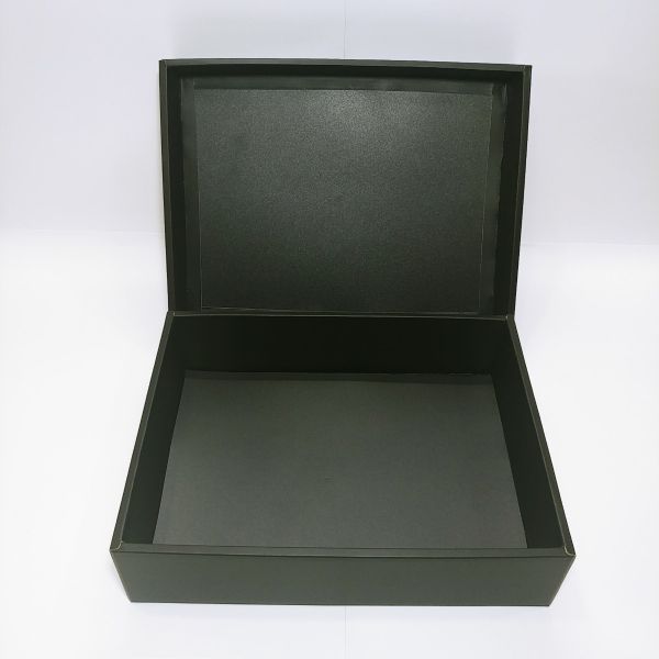All Black Matt Top and Bottom Corrugated Box