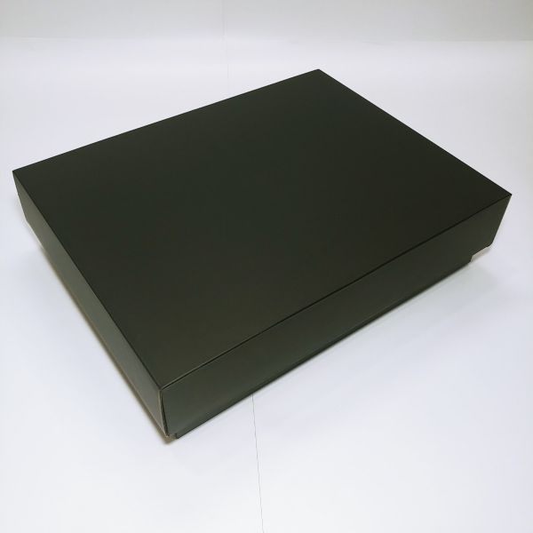 All Black Matt Top and Bottom Corrugated Box