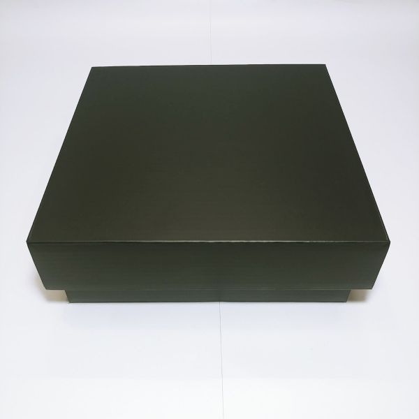 All Black Matt Top and Bottom Corrugated Box
