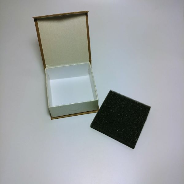 Pearl Bronze/Peach  Jewelry Rigid Box
