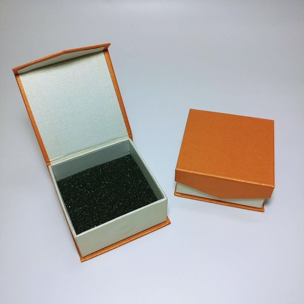 Pearl Bronze/Peach  Jewelry Rigid Box