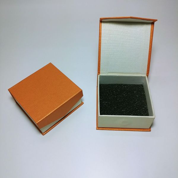 Pearl Bronze/Peach  Jewelry Rigid Box