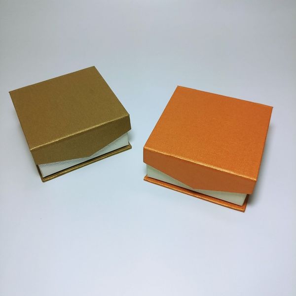 Pearl Bronze/Peach  Jewelry Rigid Box